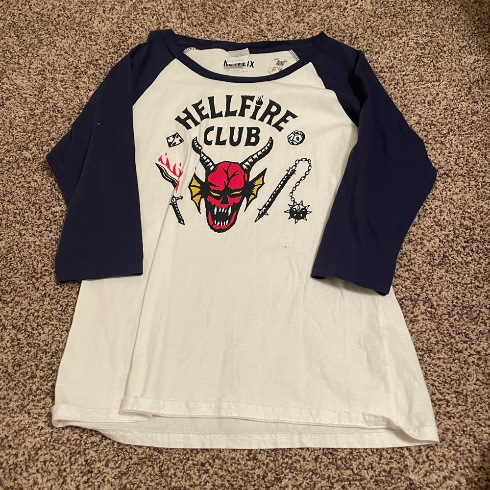 Hellfire Club Graphic Raglan Tee
